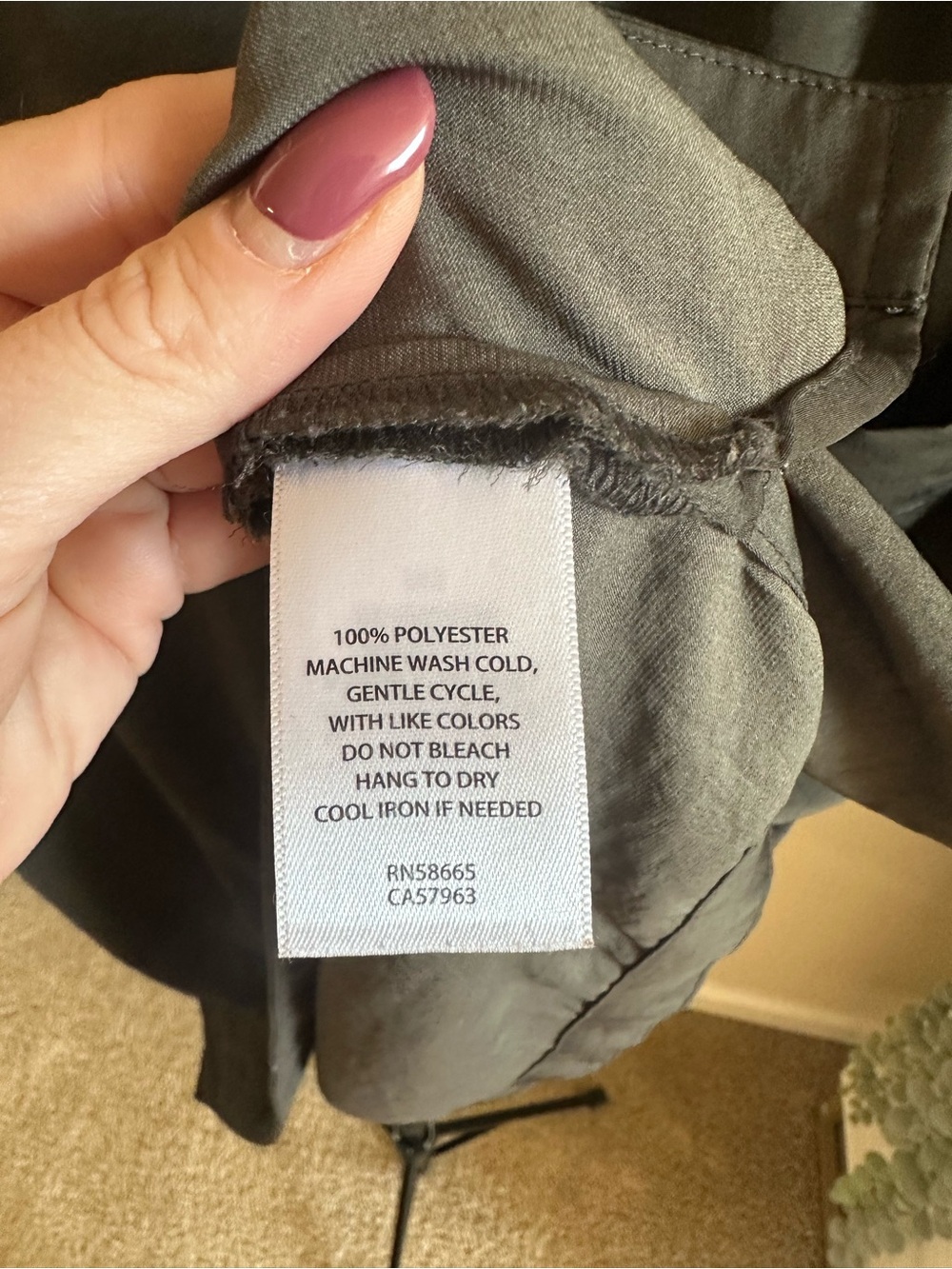 Nordstrom Rack Olive Gray Short-Sleeve Pocket Tee - Picture 6 of 6